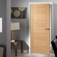 Vancouver Oak 5P Flush Fire Door is 1/2 Hour Fire Rated and Pre-finished