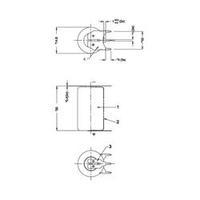 varta cr12 aa pcb pins 970mah lithium battery cell 3v