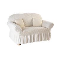 valanced stretch 2 seater sofa cover cushion covers