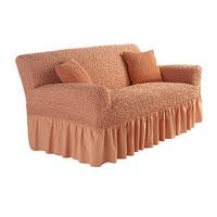 Valanced Stretch 3-Seater Sofa Cover & Cushion Covers