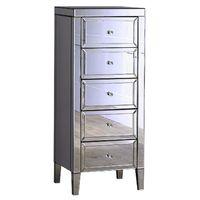 valencia 5 drawer narrow chest