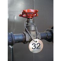 VALVE TAG PACK 25 BRASS NAT NO.276-300 27MM DIA