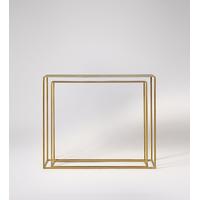 Valmont console table set in brass