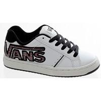 vans widow double v whiteblack kids shoe de237k uk jnr 12