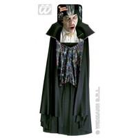 Vampire Vest with Cape for Dracula Halloween Fancy Dress