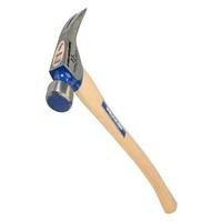 Vaughan CF1HC 650g Curved Handle Milled Face California Framing Hammer