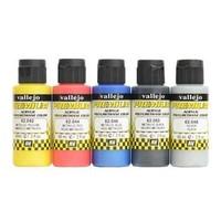 Vallejo : Premium Airbrush Paint : Set of 5 : Metallic Colours