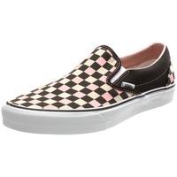 vans classic slip on coffeechintz rose multi checkerboard shoe 58617 u ...