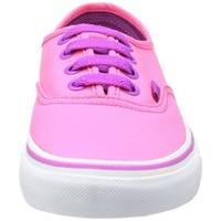 vans unisex adults u authentic neon pinkpur trainers pink neon pinkpur ...