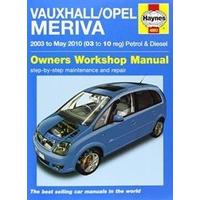 Vauxhall/Opel Meriva Service and Repair Manual (Service & repair manuals)