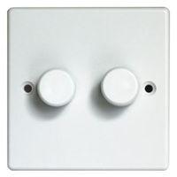 Varilight 2-Way Double White Dimmer Switch
