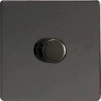 varilight v pro 1 gang dimmer iridium black