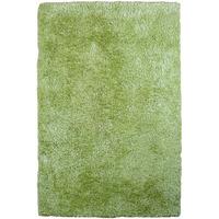 varanasi green shaggy modern rug