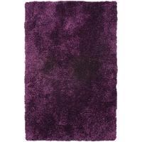 varanasi purple shaggy modern area rug