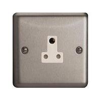 Varilight raised edge 1 Gang 5A Socket Raised Matt - E58328