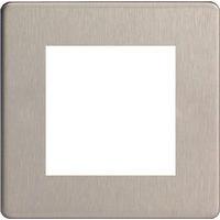 varilight data grid 2 gang data grid plate screwless steel e58307