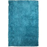 Varanasi Teal Blue Shaggy Rug