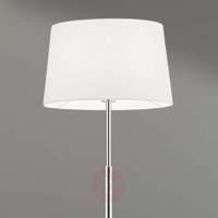 Vardan floor lamp with white linen lampshade