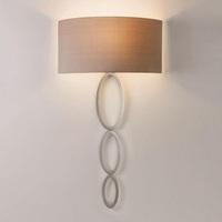 VALBONNE 7398 Valbonne Wall Light Finished In Matt Nickel, Fitting Only