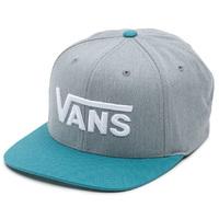 Vans Drop V Snapback Cap - Heather Grey/Larkspur