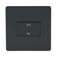 varilight 10a single jet black fan isolator switch