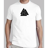 valknut boy manga short, white