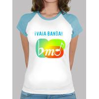 vaia band shirt. girl. turquoise and white
