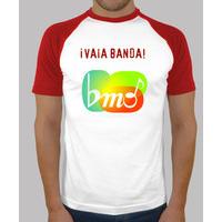 vaia band shirt. boy. red and white