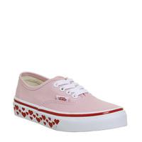 Vans Authentic Kids PINK LADY RED HEART