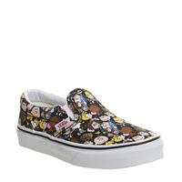 vans classic slip on kids peanuts the gang