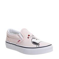 Vans Classic Slip On Kids PEANUTS LOVE