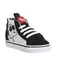 Vans Sk8 Hi Zip Toddler PEANUTS JOE COOL