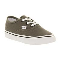 Vans Authentic Toddlers PEWTER BLACK