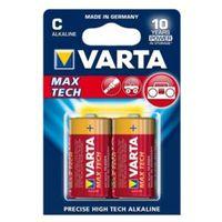 Varta Max Tech C Alkaline Battery Pack of 2