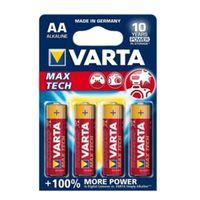 Varta Max Tech AA Alkaline Battery Pack of 4