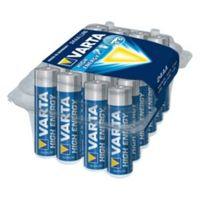 Varta High Energy AA Alkaline Battery Pack of 24