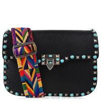 VALENTINO Guitar Rockstud Rolling Crossbody Bag