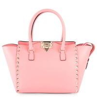 valentino rockstud small leather tote