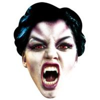 Vampire Halloween Card Face Mask