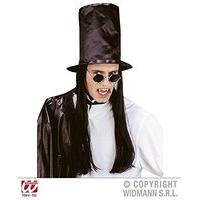 vampire top with hair felt top hats caps headwear for fancy dress cost ...