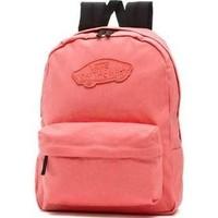 vans realm backpack womens backpack in orange