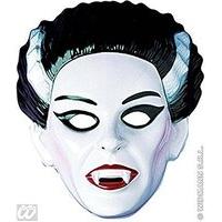 Vampiress Mask Plastic Dracula Masks Eyemasks & Disguises For Masquerade Fancy