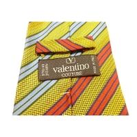Valentino Silk Tie Multi Coloured Stripes