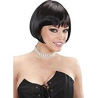 valentina bob s black wig for hair accessory fancy dress