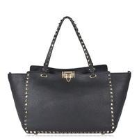 VALENTINO Rockstud Shopper Tote Bag