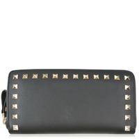 VALENTINO Rockstud Zip Around Wallet