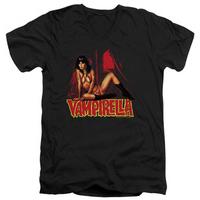 vampirella in a dark room v neck