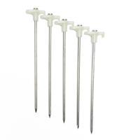 vango luminous rock pegs 20cm x 6mm silver