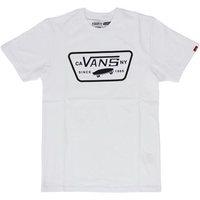 vans full patch tee white