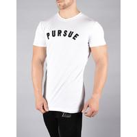 Varsity Patch Mens White T-Shirt / White.Black : Medium